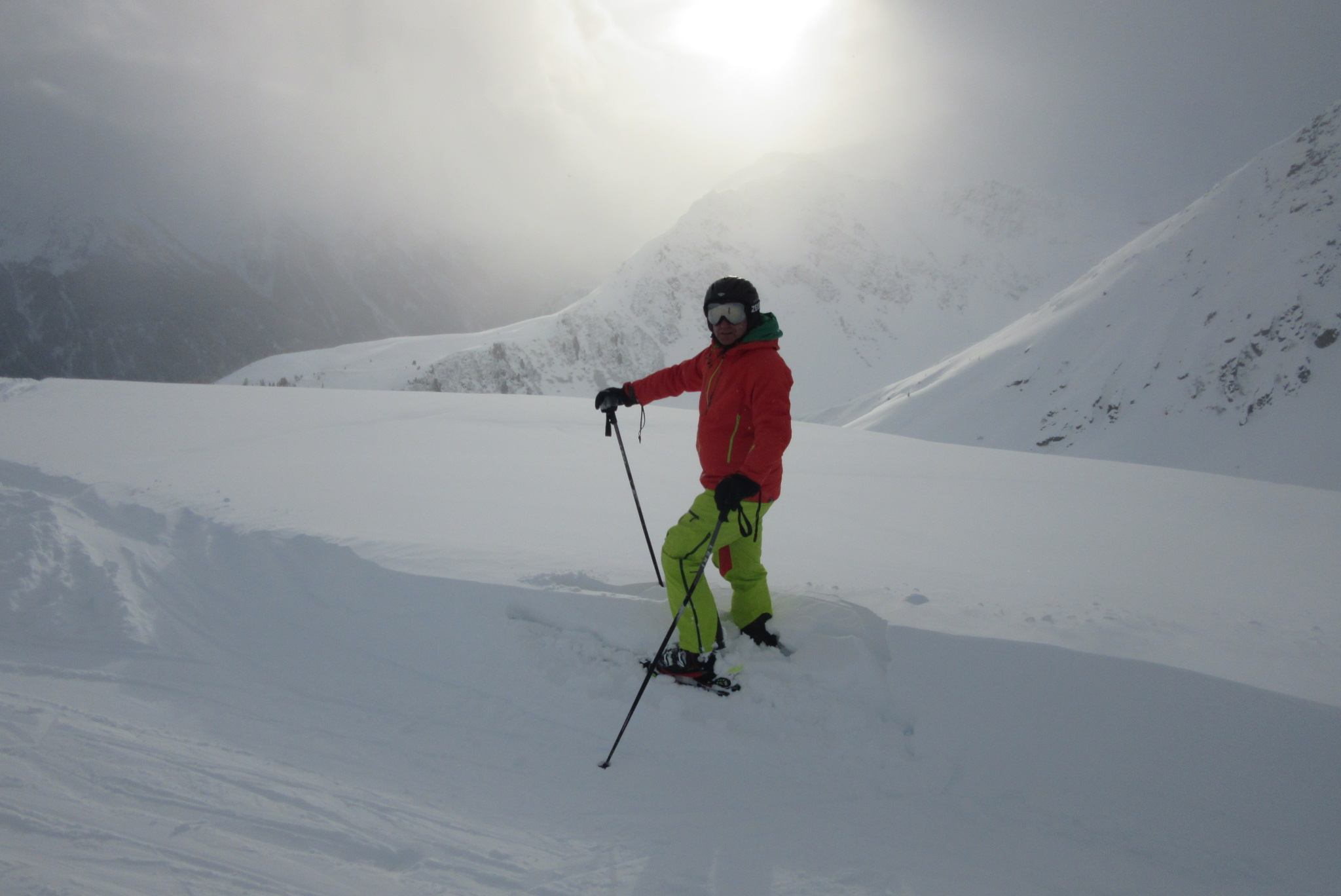 Powder beim Saisonauftakt im Paznauntal