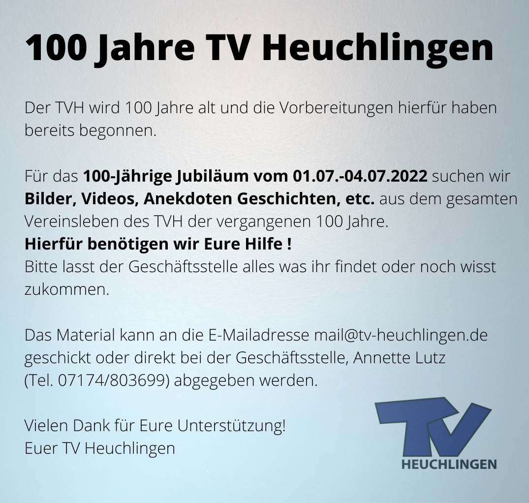 100 Jahre TVH